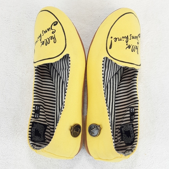 LOLY IN THE SKY "SONIA" HELLO SUN SHINE Flat Shoes - Picture 10 of 16